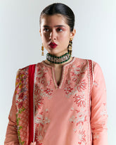 3-PC Unstitched Digital Printed Embroidered By Jugnu | BАHAR